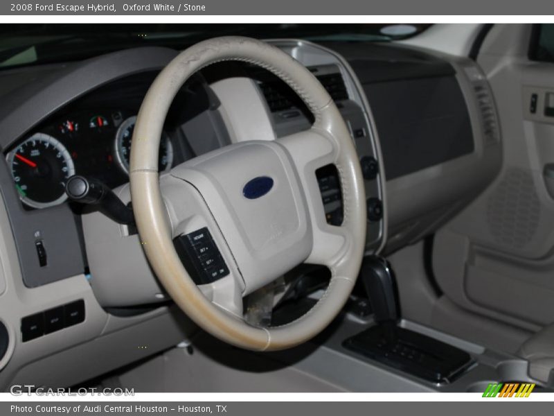 Oxford White / Stone 2008 Ford Escape Hybrid