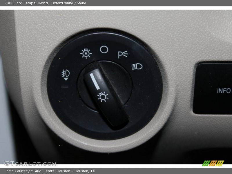 Oxford White / Stone 2008 Ford Escape Hybrid