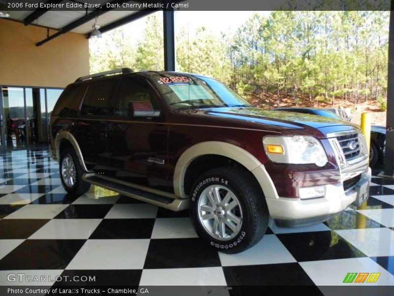 Dark Cherry Metallic / Camel 2006 Ford Explorer Eddie Bauer