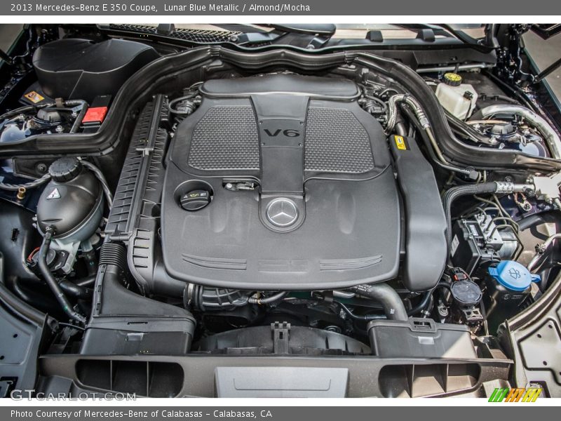 Lunar Blue Metallic / Almond/Mocha 2013 Mercedes-Benz E 350 Coupe