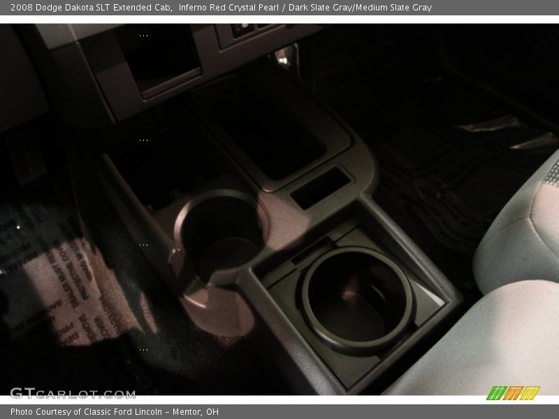 Inferno Red Crystal Pearl / Dark Slate Gray/Medium Slate Gray 2008 Dodge Dakota SLT Extended Cab