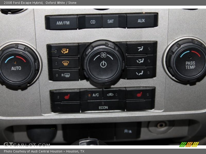 Oxford White / Stone 2008 Ford Escape Hybrid