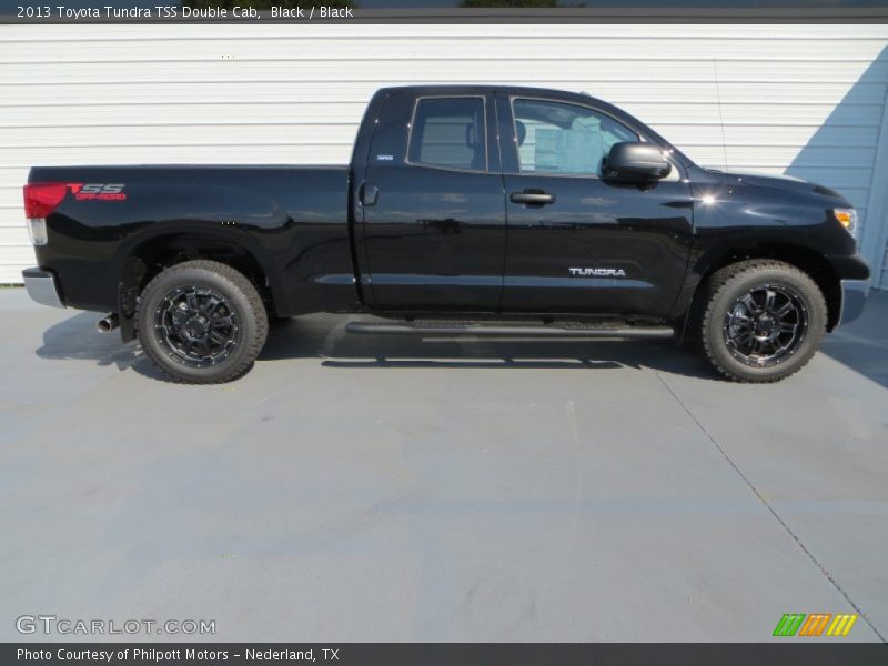 Black / Black 2013 Toyota Tundra TSS Double Cab
