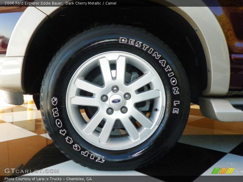 Dark Cherry Metallic / Camel 2006 Ford Explorer Eddie Bauer