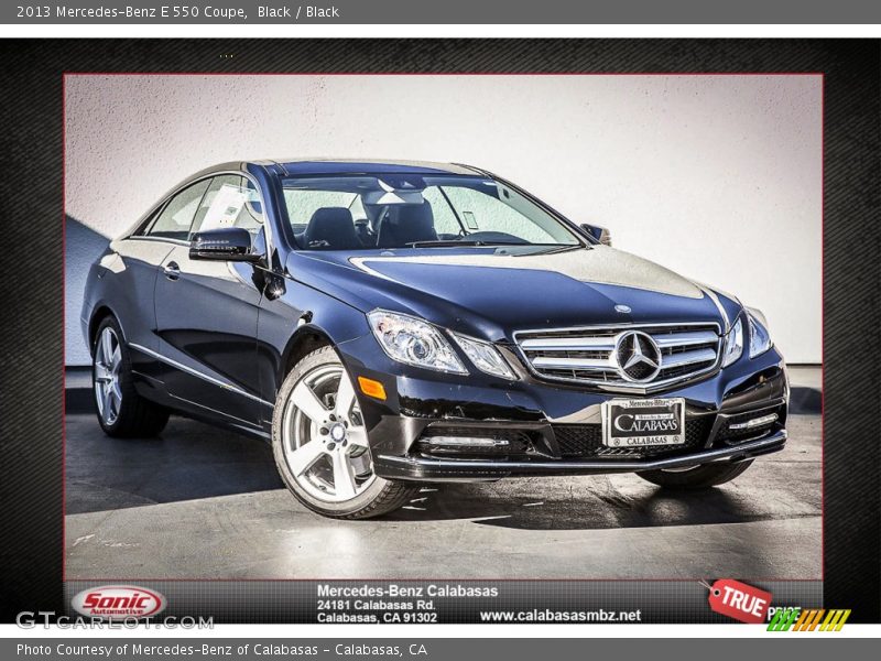 Black / Black 2013 Mercedes-Benz E 550 Coupe