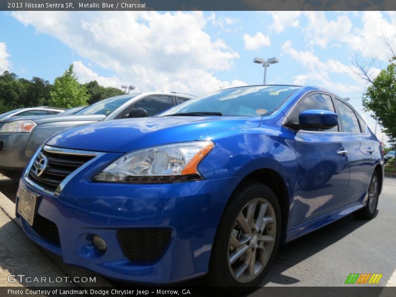 Metallic Blue / Charcoal 2013 Nissan Sentra SR