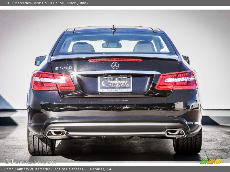 Black / Black 2013 Mercedes-Benz E 550 Coupe