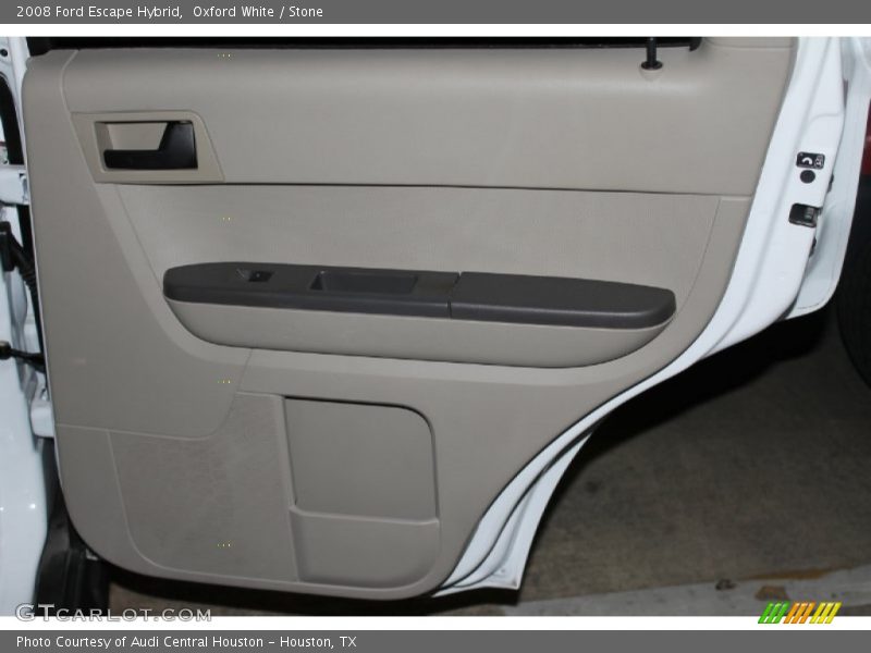 Oxford White / Stone 2008 Ford Escape Hybrid