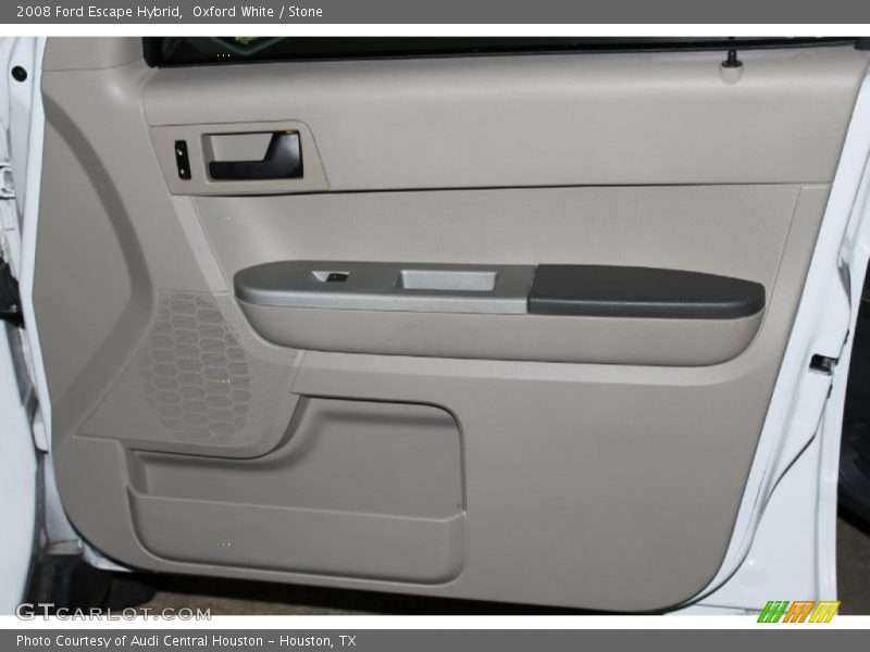 Oxford White / Stone 2008 Ford Escape Hybrid