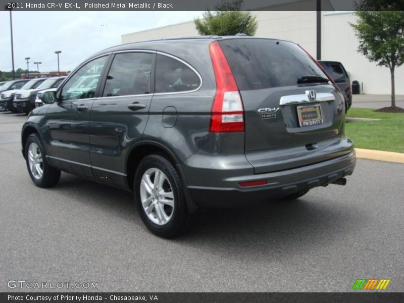 Polished Metal Metallic / Black 2011 Honda CR-V EX-L