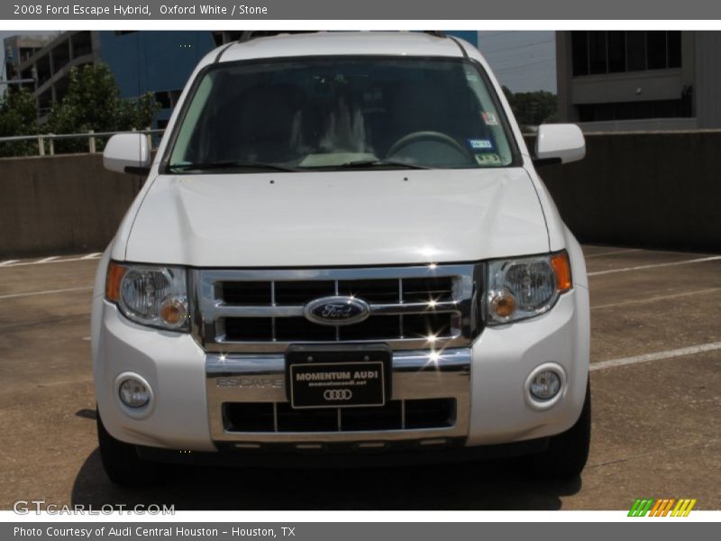 Oxford White / Stone 2008 Ford Escape Hybrid
