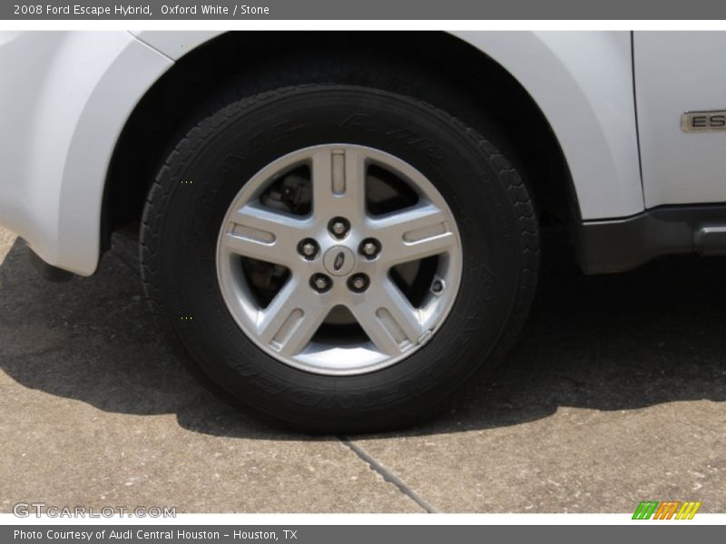 Oxford White / Stone 2008 Ford Escape Hybrid