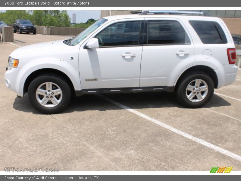 Oxford White / Stone 2008 Ford Escape Hybrid