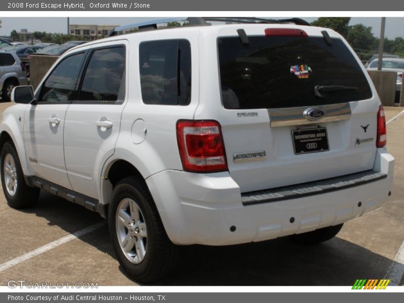 Oxford White / Stone 2008 Ford Escape Hybrid