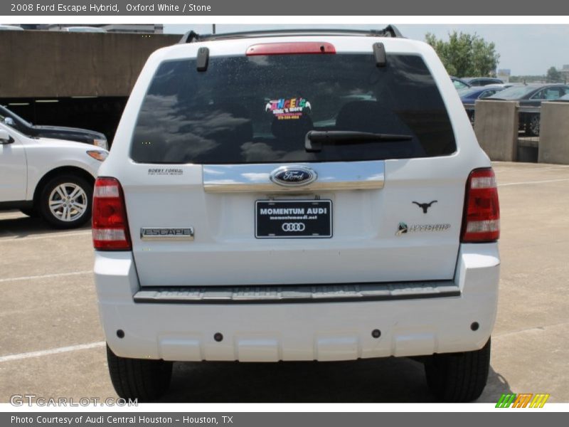 Oxford White / Stone 2008 Ford Escape Hybrid