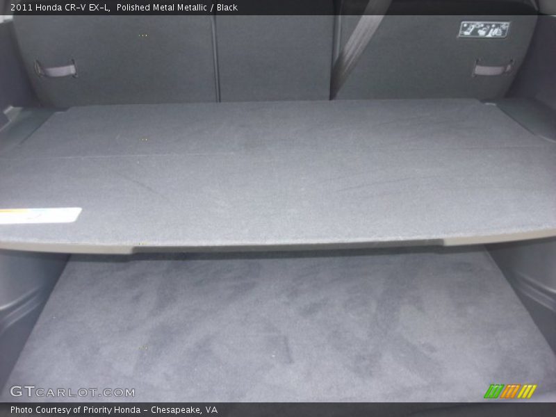 Polished Metal Metallic / Black 2011 Honda CR-V EX-L