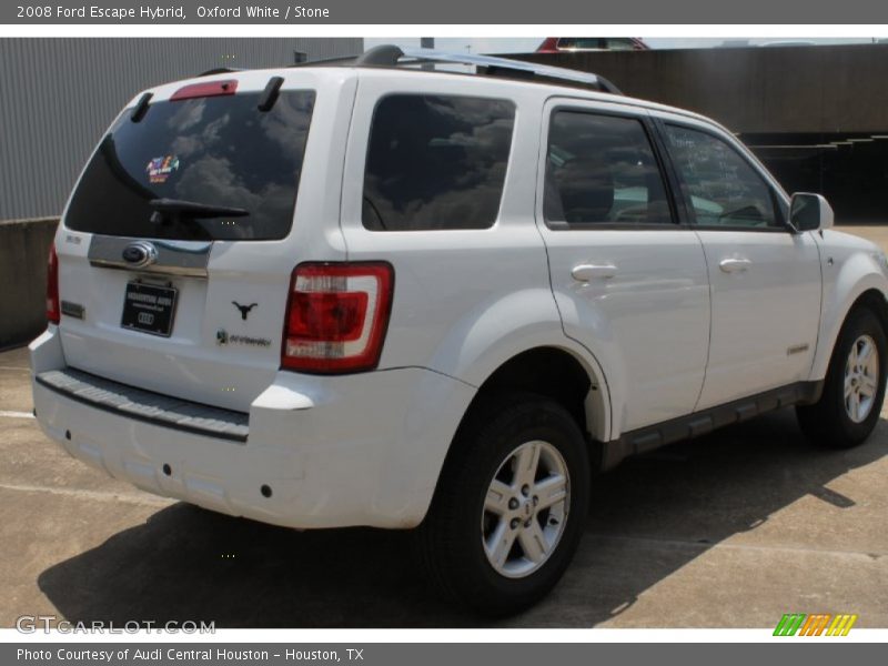 Oxford White / Stone 2008 Ford Escape Hybrid