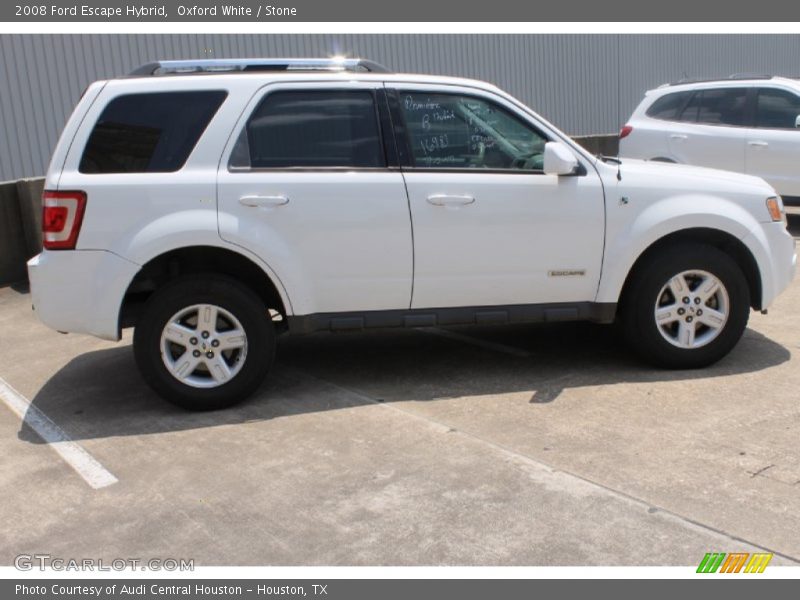 Oxford White / Stone 2008 Ford Escape Hybrid