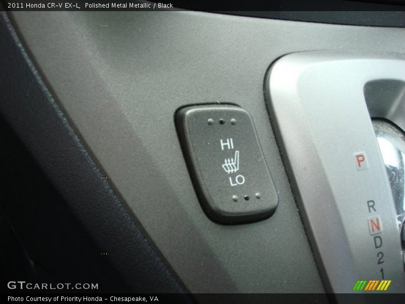 Polished Metal Metallic / Black 2011 Honda CR-V EX-L