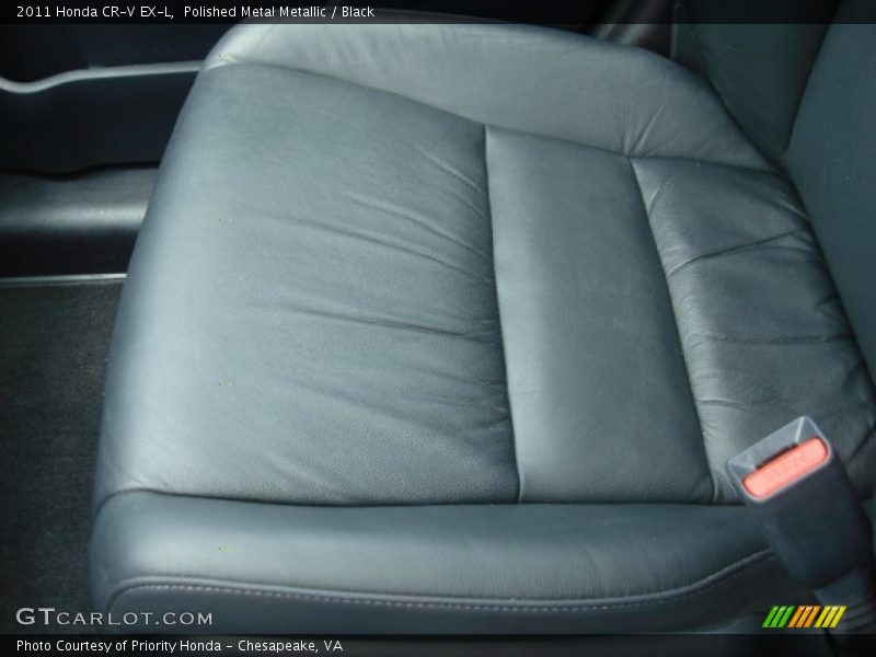 Polished Metal Metallic / Black 2011 Honda CR-V EX-L