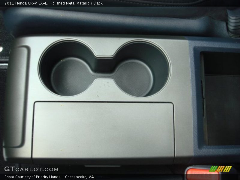 Polished Metal Metallic / Black 2011 Honda CR-V EX-L