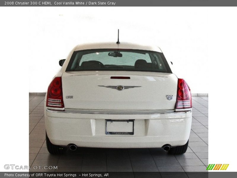 Cool Vanilla White / Dark Slate Gray 2008 Chrysler 300 C HEMI