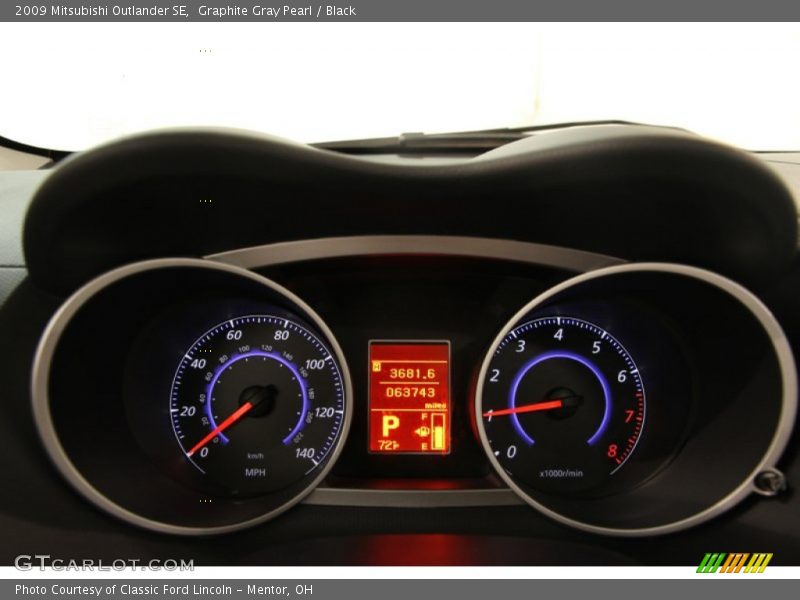  2009 Outlander SE SE Gauges