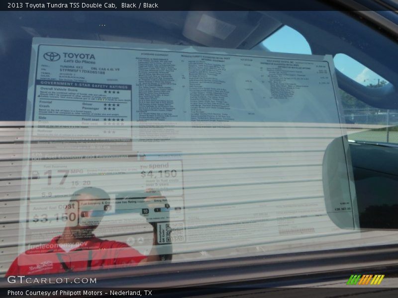 Black / Black 2013 Toyota Tundra TSS Double Cab