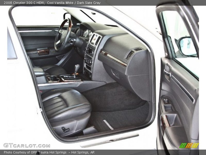 Cool Vanilla White / Dark Slate Gray 2008 Chrysler 300 C HEMI