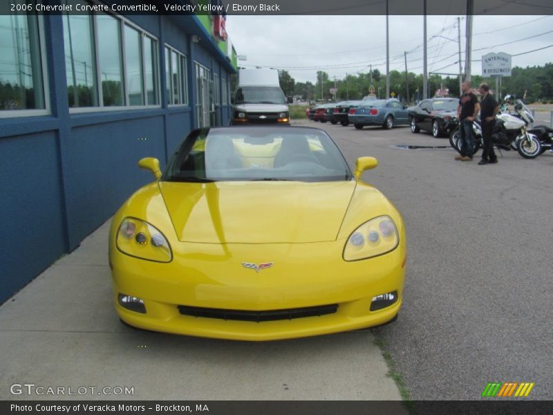 Velocity Yellow / Ebony Black 2006 Chevrolet Corvette Convertible