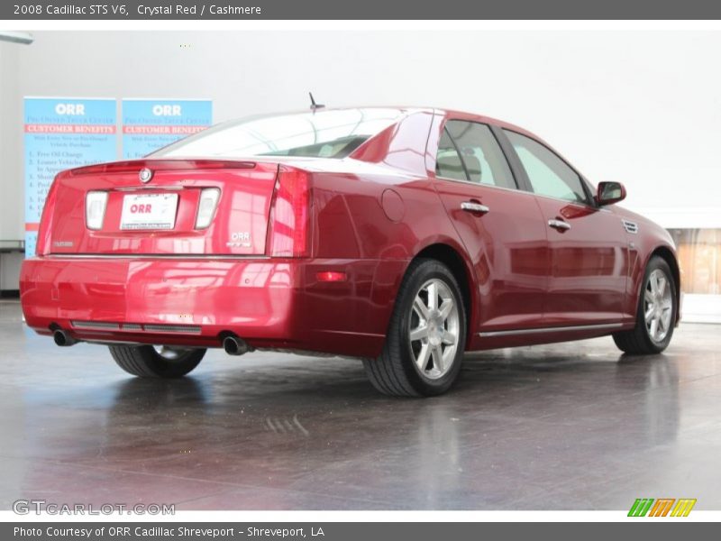 Crystal Red / Cashmere 2008 Cadillac STS V6