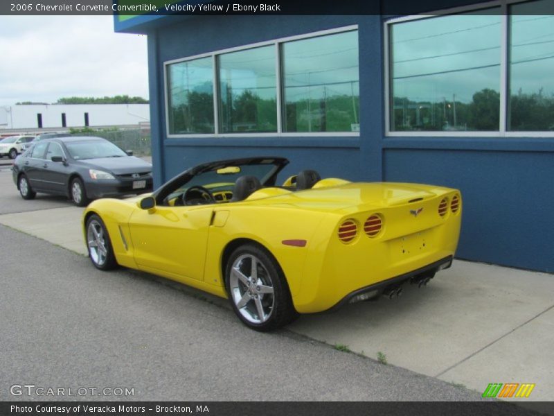 Velocity Yellow / Ebony Black 2006 Chevrolet Corvette Convertible