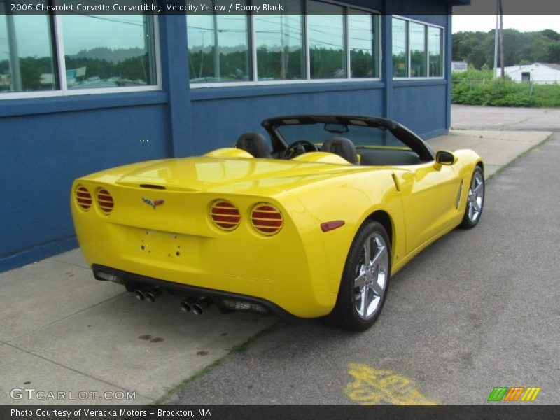 Velocity Yellow / Ebony Black 2006 Chevrolet Corvette Convertible