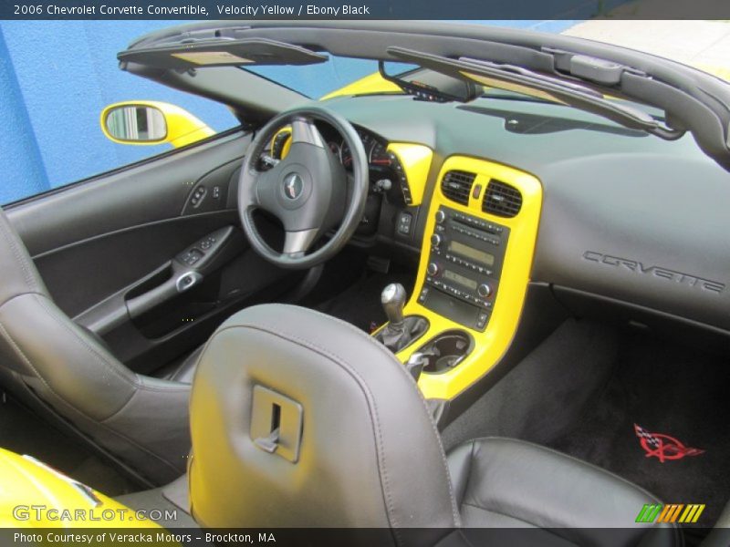 Velocity Yellow / Ebony Black 2006 Chevrolet Corvette Convertible
