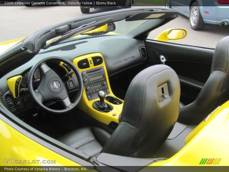 Velocity Yellow / Ebony Black 2006 Chevrolet Corvette Convertible