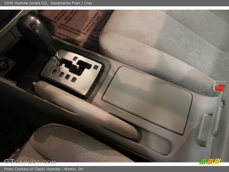 Aquamarine Pearl / Gray 2006 Hyundai Sonata GLS