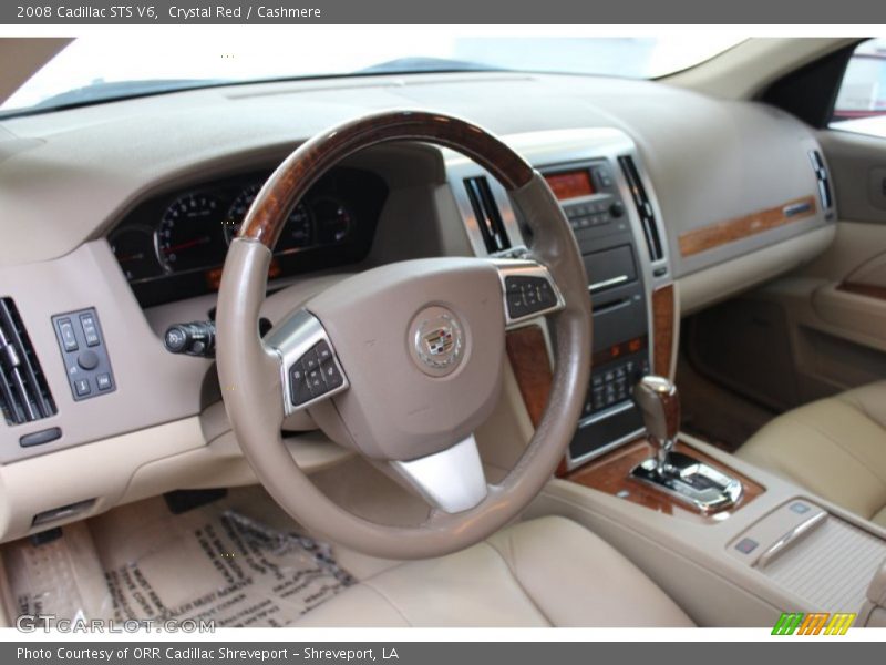 Crystal Red / Cashmere 2008 Cadillac STS V6