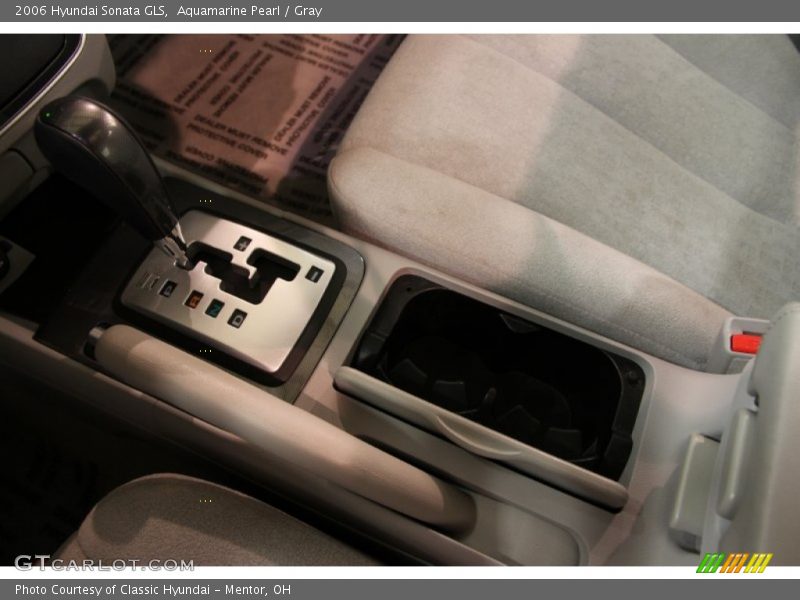 Aquamarine Pearl / Gray 2006 Hyundai Sonata GLS