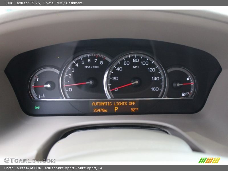 Crystal Red / Cashmere 2008 Cadillac STS V6