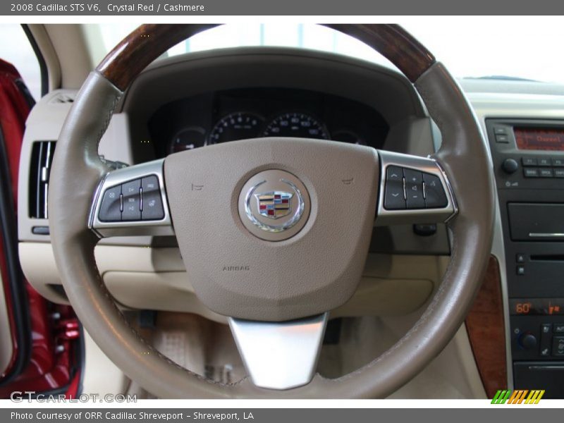 Crystal Red / Cashmere 2008 Cadillac STS V6