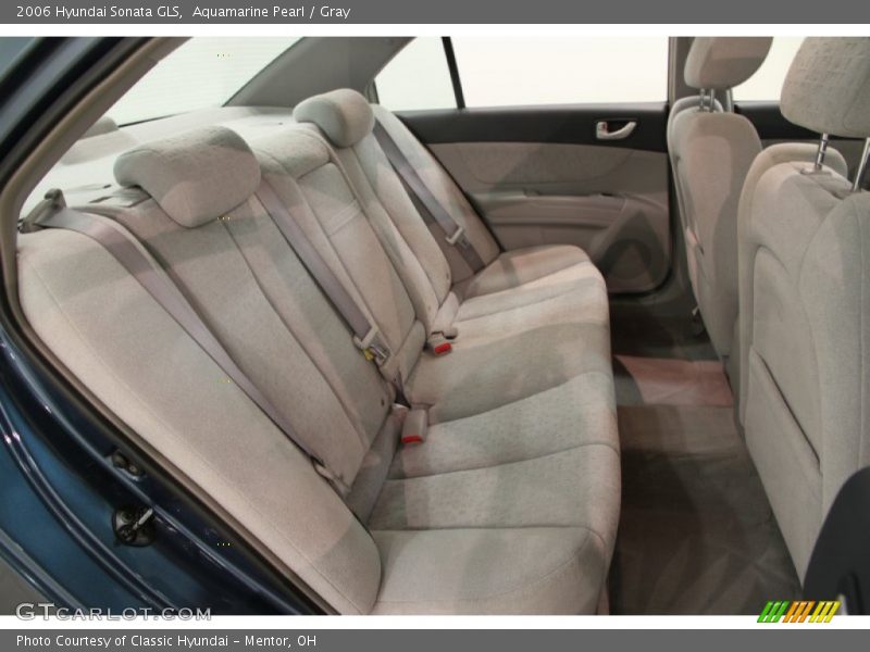 Aquamarine Pearl / Gray 2006 Hyundai Sonata GLS