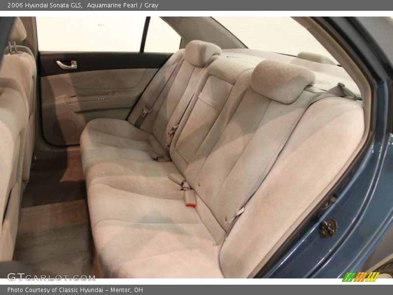 Aquamarine Pearl / Gray 2006 Hyundai Sonata GLS