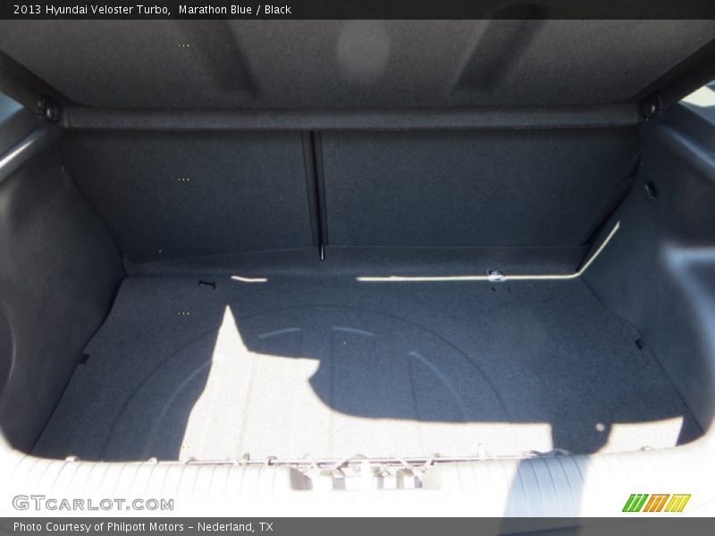 Marathon Blue / Black 2013 Hyundai Veloster Turbo