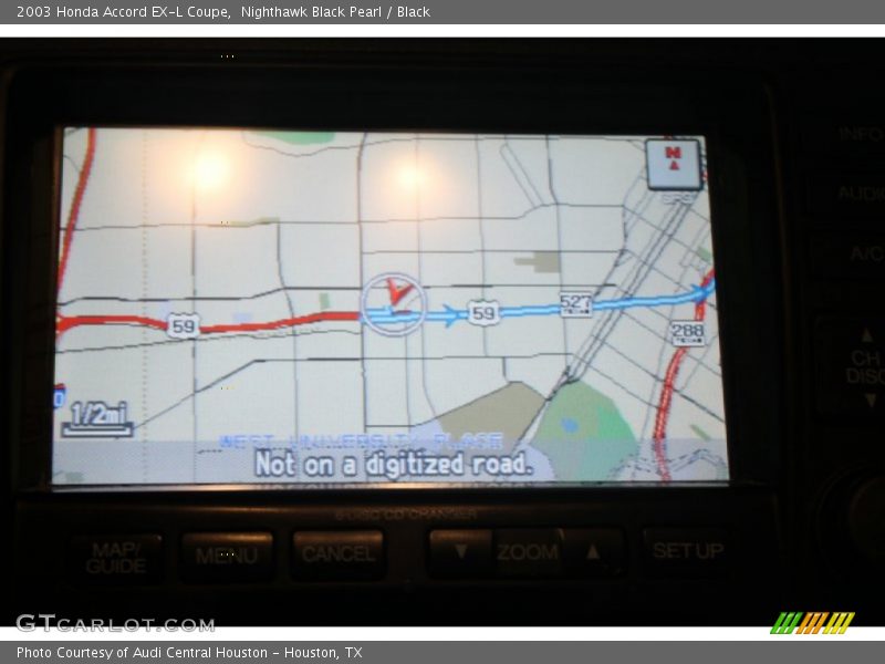 Navigation of 2003 Accord EX-L Coupe