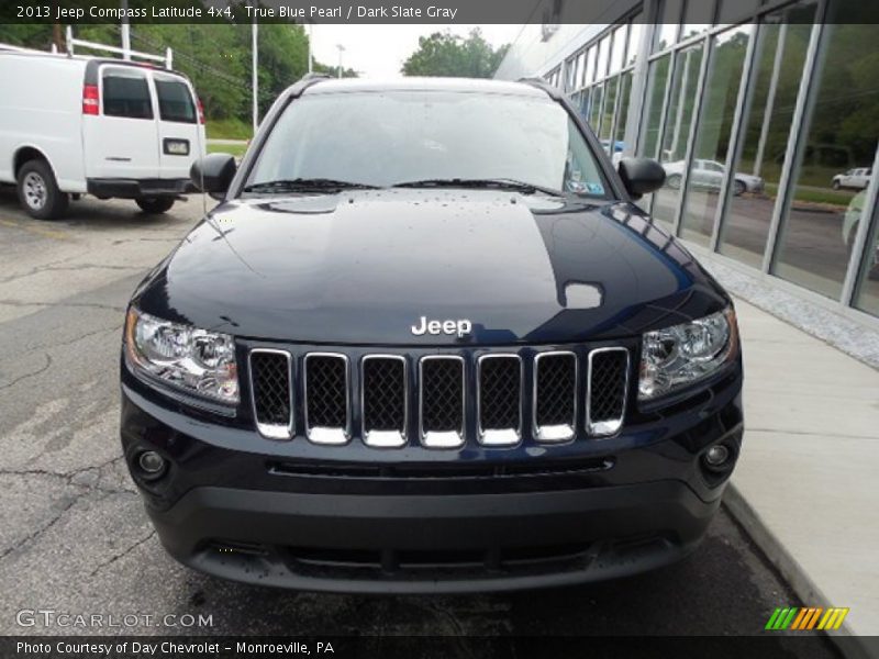 True Blue Pearl / Dark Slate Gray 2013 Jeep Compass Latitude 4x4