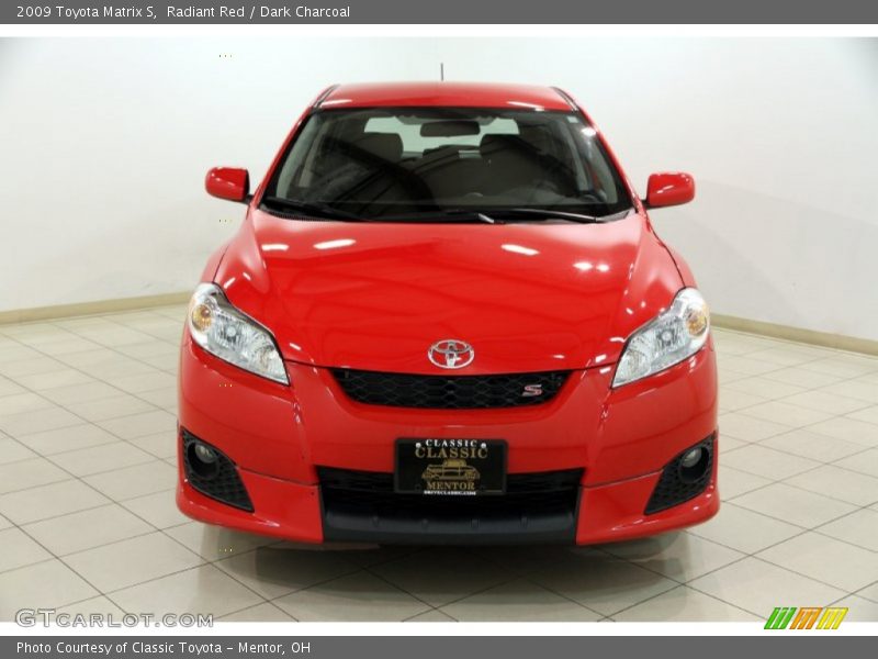 Radiant Red / Dark Charcoal 2009 Toyota Matrix S
