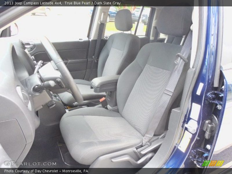 True Blue Pearl / Dark Slate Gray 2013 Jeep Compass Latitude 4x4