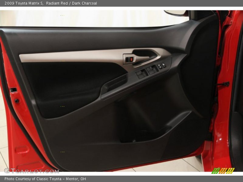 Radiant Red / Dark Charcoal 2009 Toyota Matrix S
