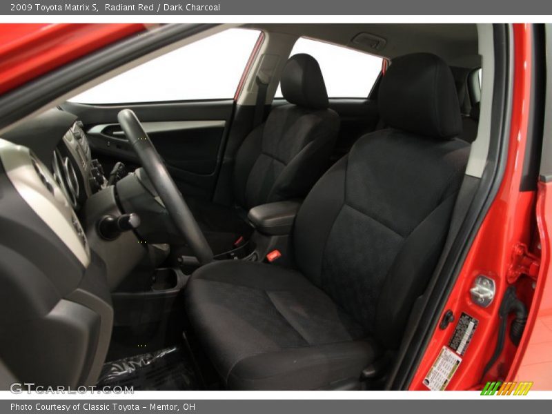 Radiant Red / Dark Charcoal 2009 Toyota Matrix S
