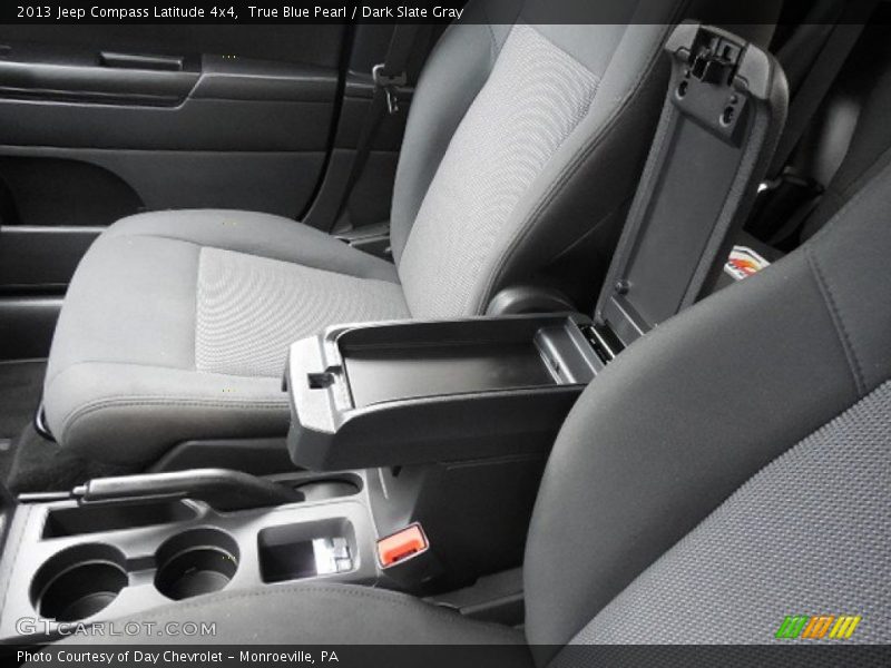 True Blue Pearl / Dark Slate Gray 2013 Jeep Compass Latitude 4x4